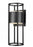 2 Light Outdoor Wall Light | 517B-BK-LED