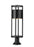 1 Light Outdoor Pier Mounted Fixture | 517PHB-553PM-BK-LED