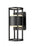 2 Light Outdoor Wall Light | 517S-BK-LED