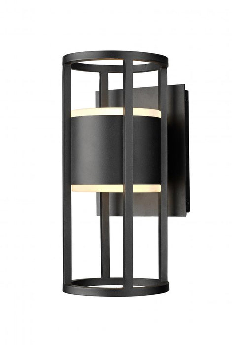 2 Light Outdoor Wall Light | 517S-BK-LED