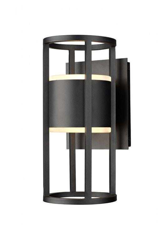 2 Light Outdoor Wall Light | 517S-BK-LED