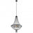 Kichler Alexia 39.5" 5 Light Chandelier with Crystal Beads in Textured Black
