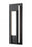 1 Light Outdoor Wall Light | 520B-BK-LED