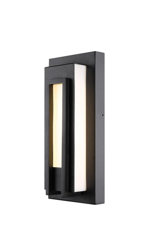 1 Light Outdoor Wall Light | 520S-BK-LED