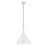 Kichler Zailey 14.25" 1-Light Cone Pendant in White