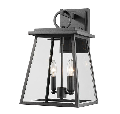 2 Light Outdoor Wall Light | 521M-BK