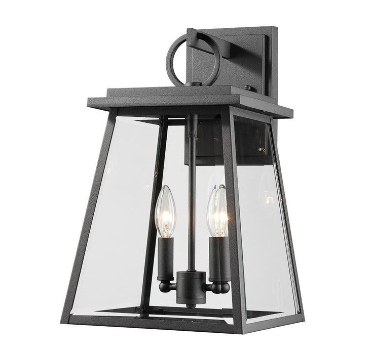 2 Light Outdoor Wall Light | 521M-BK