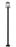 2 Light Outdoor Post Mounted Fixture | 521PHMS-536P-BK