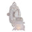 Crystorama Paris Market 1 Light Antique White Sconce