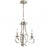 Kichler Ania 3 Light Convertible Chandelier Brushed Nickel
