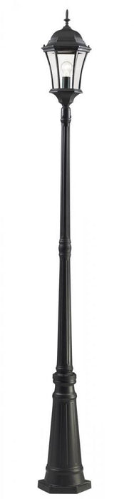 1 Light Outdoor Post Mounted Fixture | 522MP1-BK