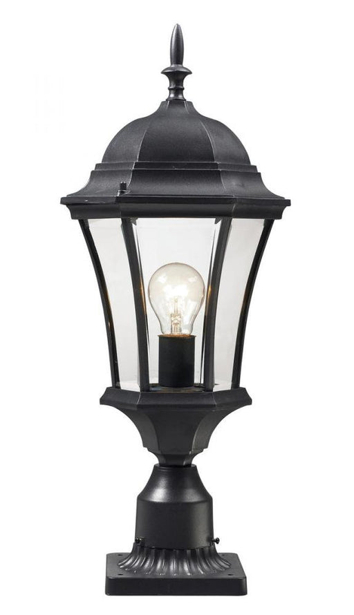 1 Light Outdoor Pier Mounted Fixture | 522PHM-BK-PM