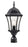 1 Light Outdoor Post Mount Fixture | 522PHM-BK