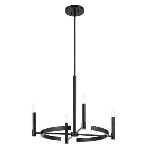 Kichler Tolani 20.25" 4-Light Chandelier in Black