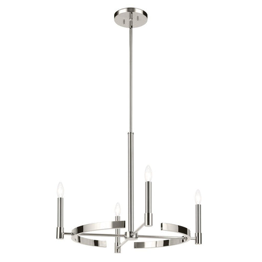 Kichler Tolani 20.25" 4-Light Chandelier in Polished Nickel