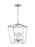 Visual Comfort & Co. Studio Collection Dianna transitional 4-light indoor dimmable small ceiling pendant hanging chandelier light in brushe