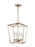 Visual Comfort & Co. Studio Collection Dianna transitional 4-light LED indoor dimmable small ceiling pendant hanging chandelier light in sa