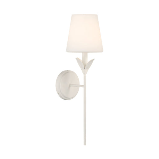 Broche 6'' Matte White Sconce | 531-OP-MT