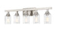 Craftmade Chicago 5 Light Vanity in Brushed Polished Nickel