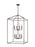 Generation Lighting Perryton transitional 8-light indoor dimmable extra large ceiling pendant hanging chandelier light i