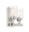 Craftmade Chicago 2 Light Wall Sconce in Brushed Polished Nickel