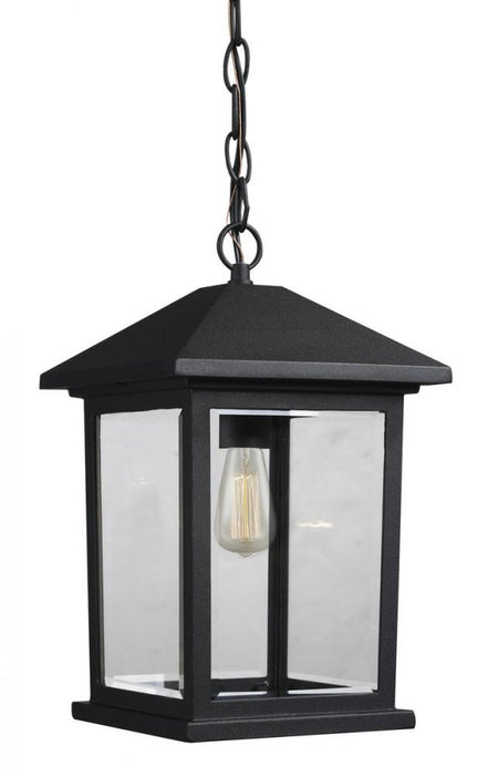 1 Light Outdoor Chain Mount Ceiling Fixture | 531CHM-BK