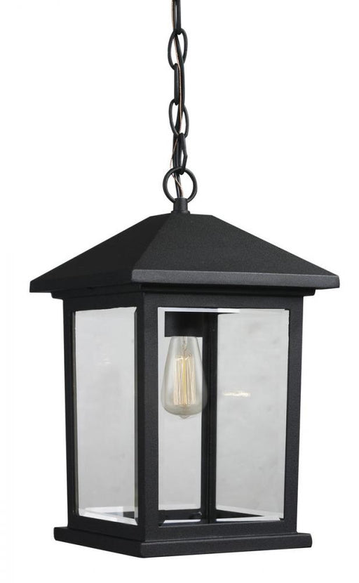 1 Light Outdoor Chain Mount Ceiling Fixture | 531CHM-BK