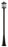 1 Light Outdoor Post Mounted Fixture | 531PHBR-519P-ORB