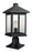 1 Light Outdoor Pier Mounted Fixture | 531PHBR-533PM-BK