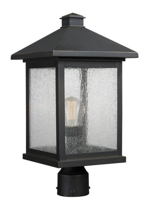 1 Light Outdoor Post Mount Fixture | 531PHBR-ORB