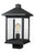1 Light Outdoor Post Mount Fixture | 531PHBS-BK