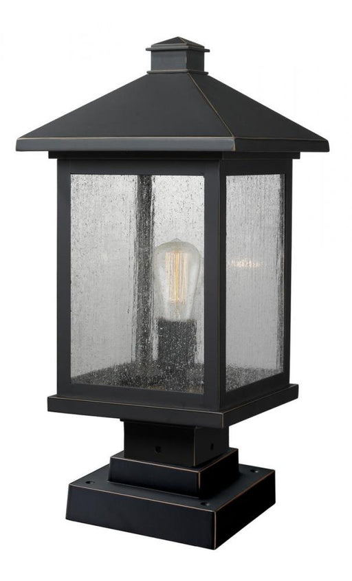 1 Light Outdoor Pier Mounted Fixture | 531PHBS-SQPM-ORB