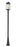 1 Light Outdoor Post Mounted Fixture | 531PHBXLR-519P-BK