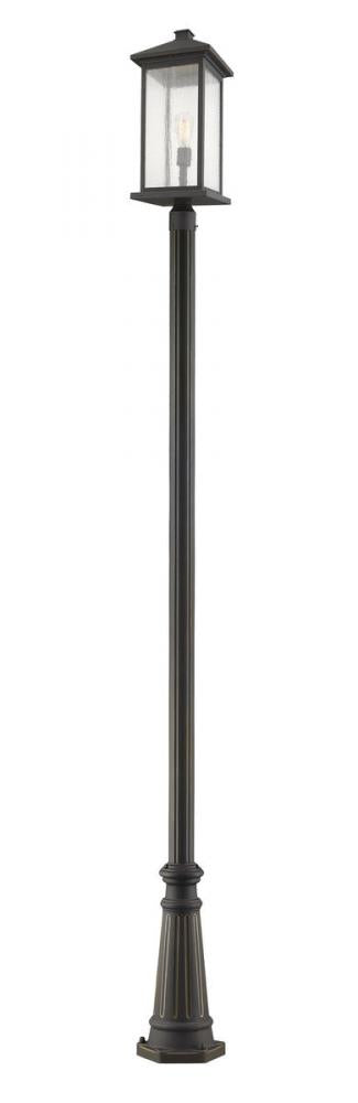 1 Light Outdoor Post Mounted Fixture | 531PHBXLR-519P-ORB
