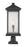 1 Light Outdoor Pier Mounted Fixture | 531PHBXLR-533PM-ORB