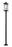 1 Light Outdoor Post Mounted Fixture | 531PHBXLR-567P-BK