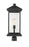 1 Light Outdoor Post Mount Fixture | 531PHBXLR-BK