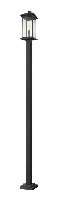 1 Light Outdoor Post Mounted Fixture | 531PHBXLS-536P-BK
