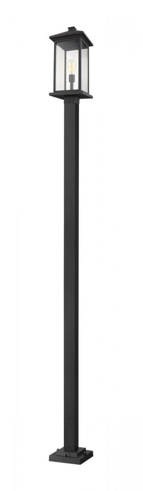1 Light Outdoor Post Mounted Fixture | 531PHBXLS-536P-BK