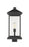 1 Light Outdoor Post Mount Fixture | 531PHBXLS-BK