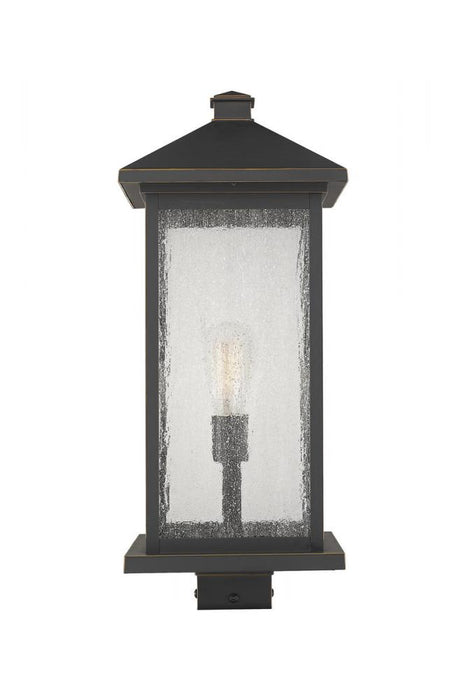 1 Light Outdoor Post Mount Fixture | 531PHBXLS-ORB
