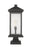 1 Light Outdoor Pier Mounted Fixture | 531PHBXLS-SQPM-ORB