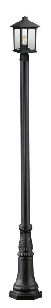 1 Light Outdoor Post Mounted Fixture | 531PHMR-518P-BK