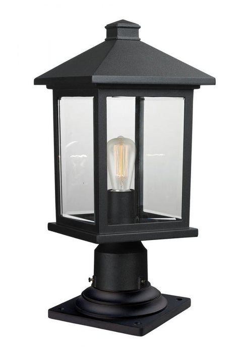 1 Light Outdoor Pier Mounted Fixture | 531PHMR-533PM-BK