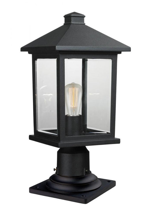 1 Light Outdoor Pier Mounted Fixture | 531PHMR-533PM-BK