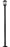 1 Light Outdoor Post Mounted Fixture | 531PHMS-536P-BK