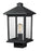 1 Light Outdoor Post Mount Fixture | 531PHMS-BK