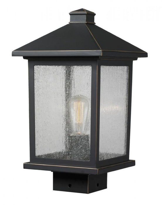 1 Light Outdoor Post Mount Fixture | 531PHMS-ORB