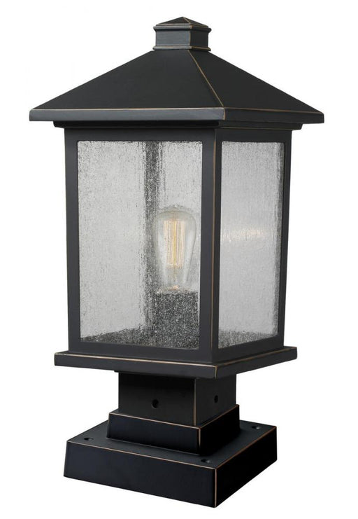 1 Light Outdoor Pier Mounted Fixture | 531PHMS-SQPM-ORB
