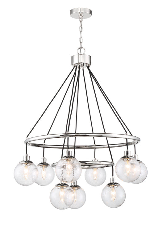 Craftmade Que 9 Light Chandelier in Chrome